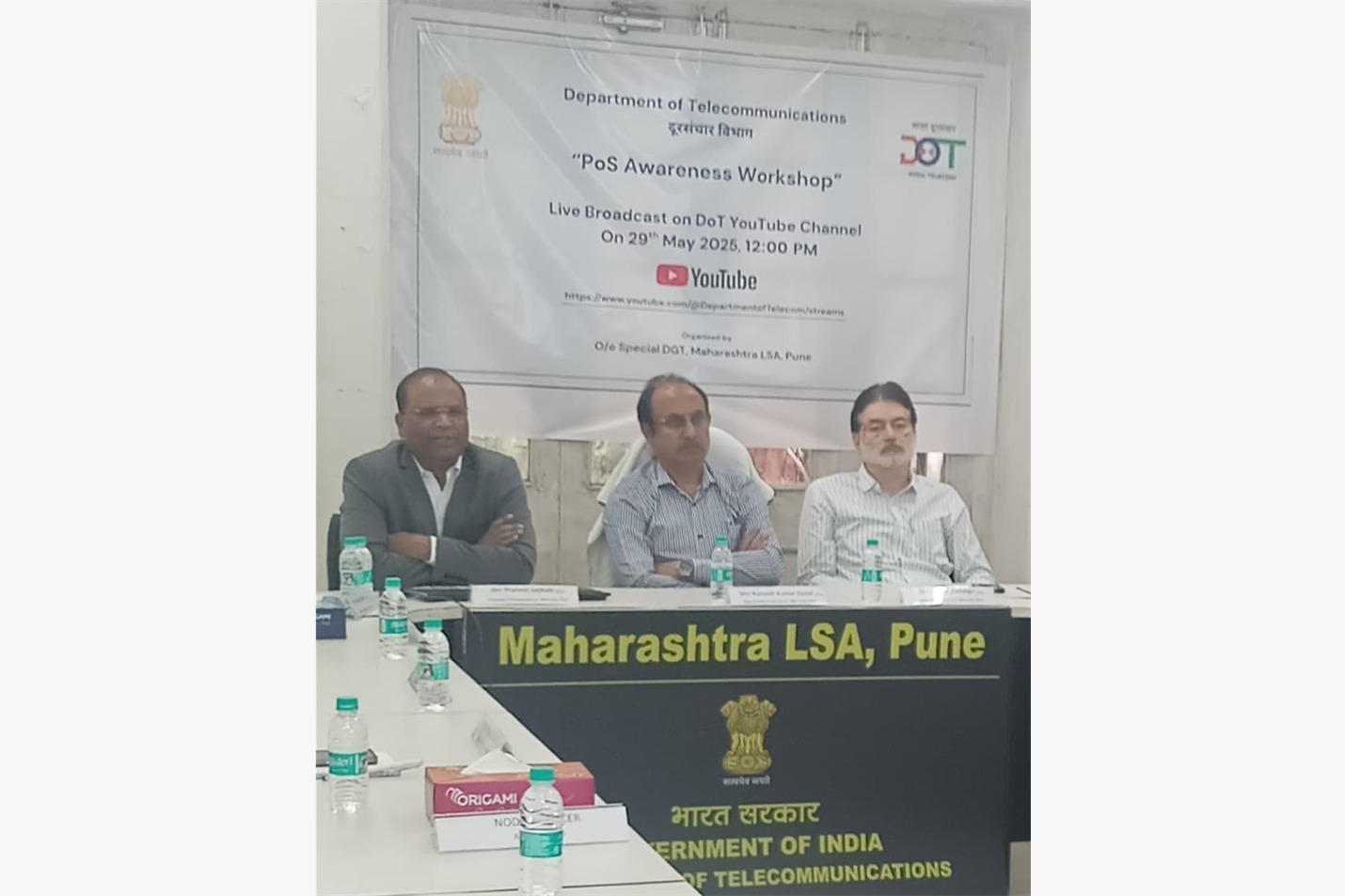 Live Broadcast of PoS Workshop on You Tube Channel